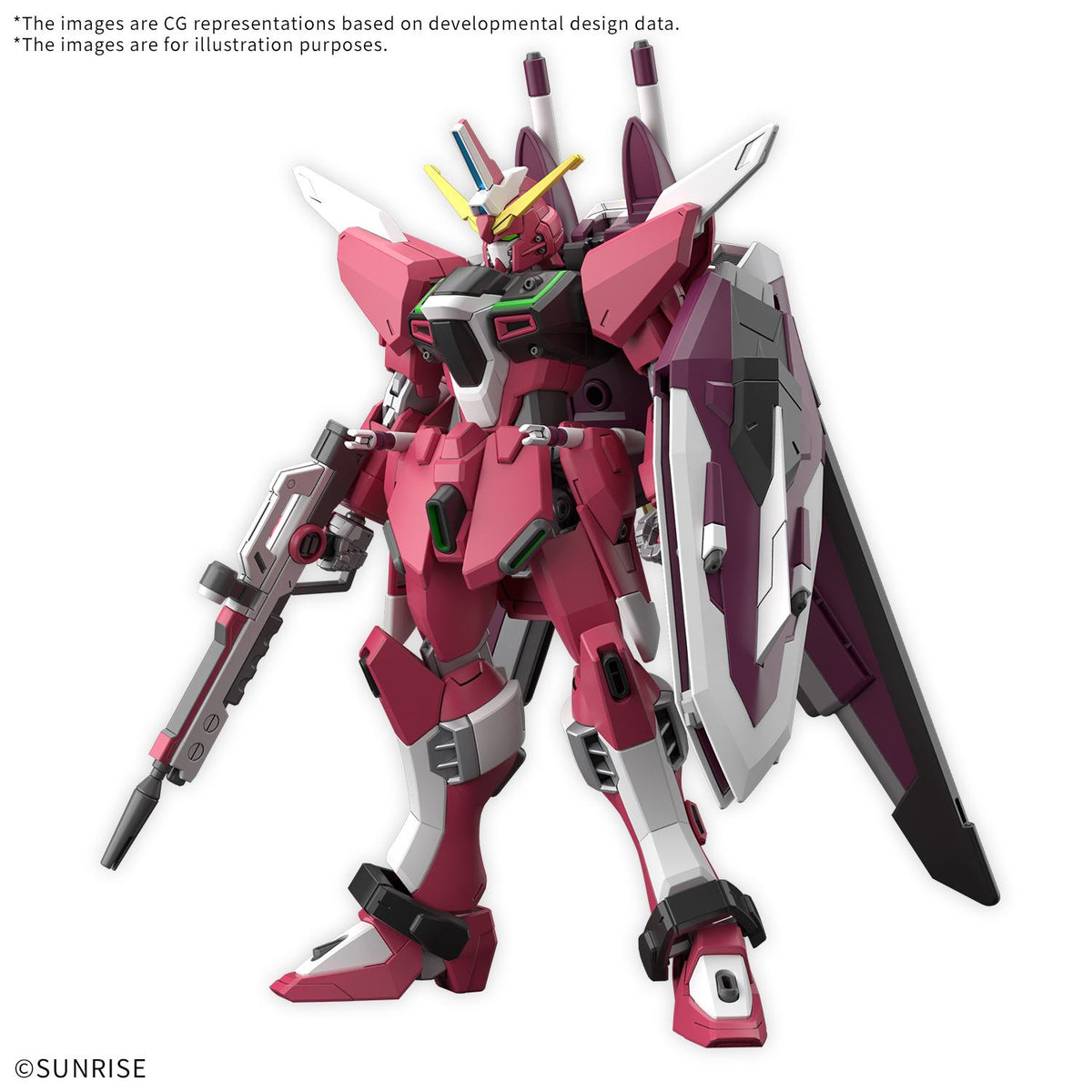 HG GUNDAM INFINITE JUSTICE & BOOSTER UNIT 1/144