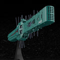 LEGENF OF THE GALACTIC HEROES FREE PLANETS ALLIANCE 13TH FLEET FLAGSHIP HYPERION MODEL KIT