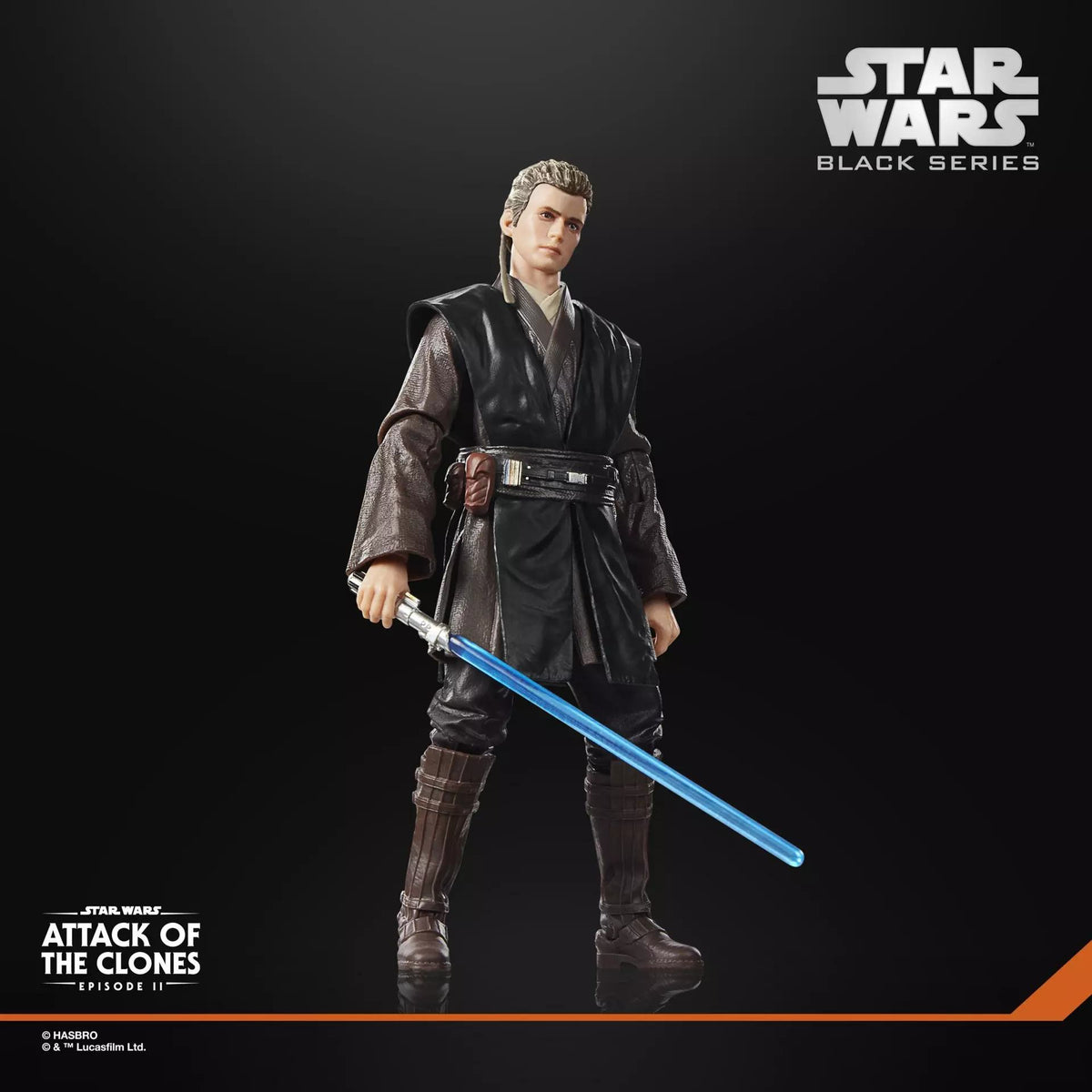 STAR WARS BLACK SERIES ATTACK OF THE CLONES ANAKIN SKYWALKER PADAWAN ACTION FIGURE