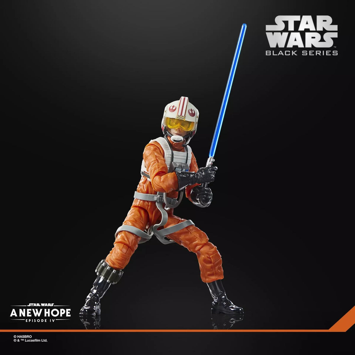 STAR WARS BLACK SERIES A NEW HOPE LUKE SKYWALKER X-WING PILOT ACTION FIGURE
