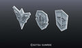 Builders Parts HD MS Emblem Relief 01 - Detaljerad Modellbyggnadsdel - Robotto