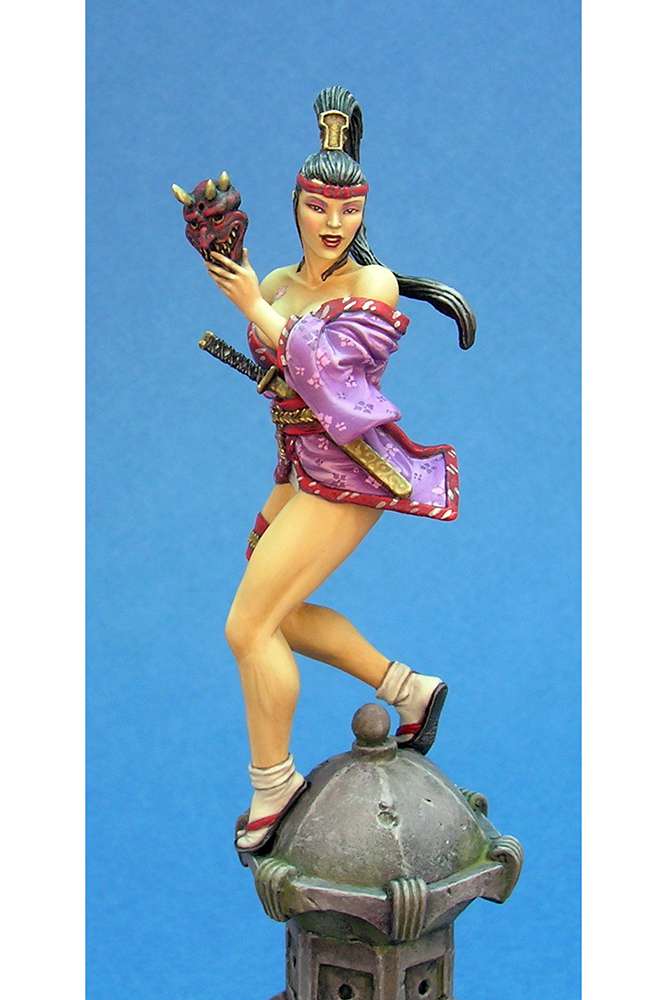 Kabuki Miniature Shinomi 54mm kabuki models