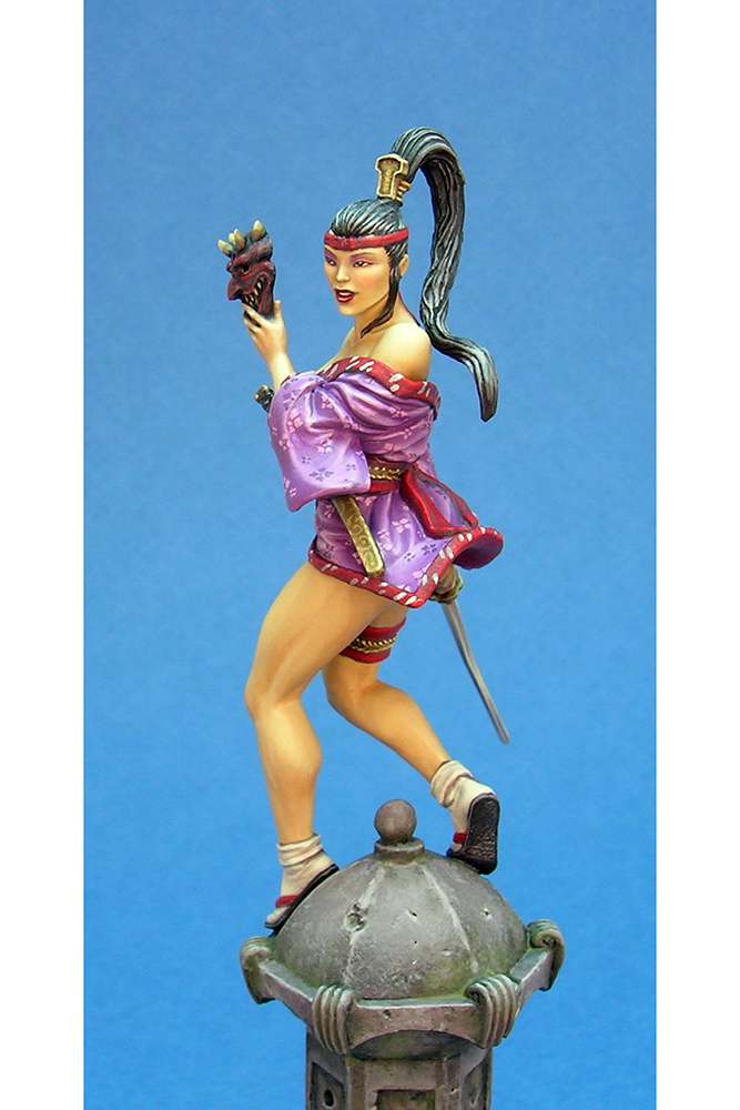 Kabuki Miniature Shinomi 54mm kabuki models