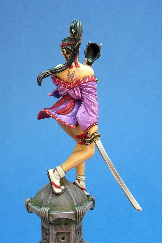 Kabuki Miniature Shinomi 54mm kabuki models