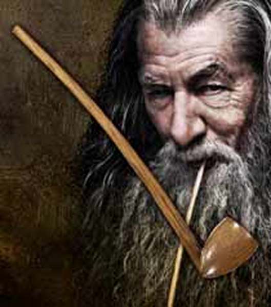 Hobbit Gandalf Pipa - Äkta Replica noble collections