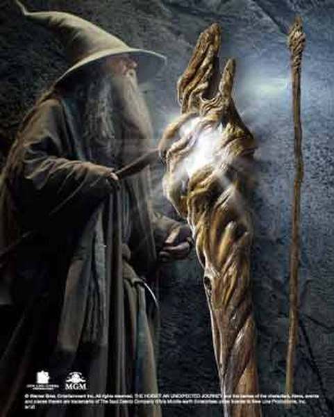 Hobbit Gandalf Illuminating Staff - Äkta Replika noble collections