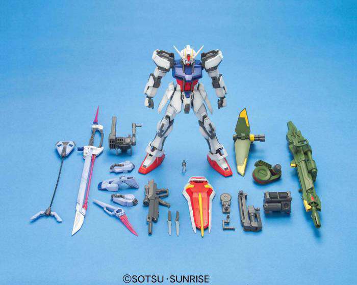 MG Gundam Launcher/Sword Strike 1/100 Byggsats bandai model kit gunpla
