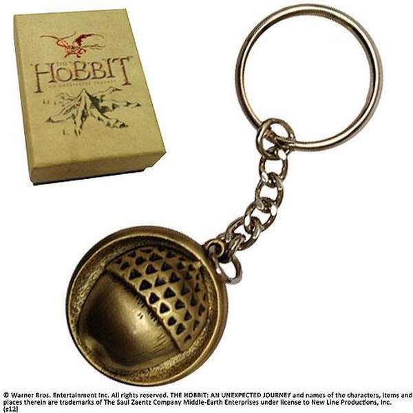 Hobbit Bilbo Button Nyckelring noble collections