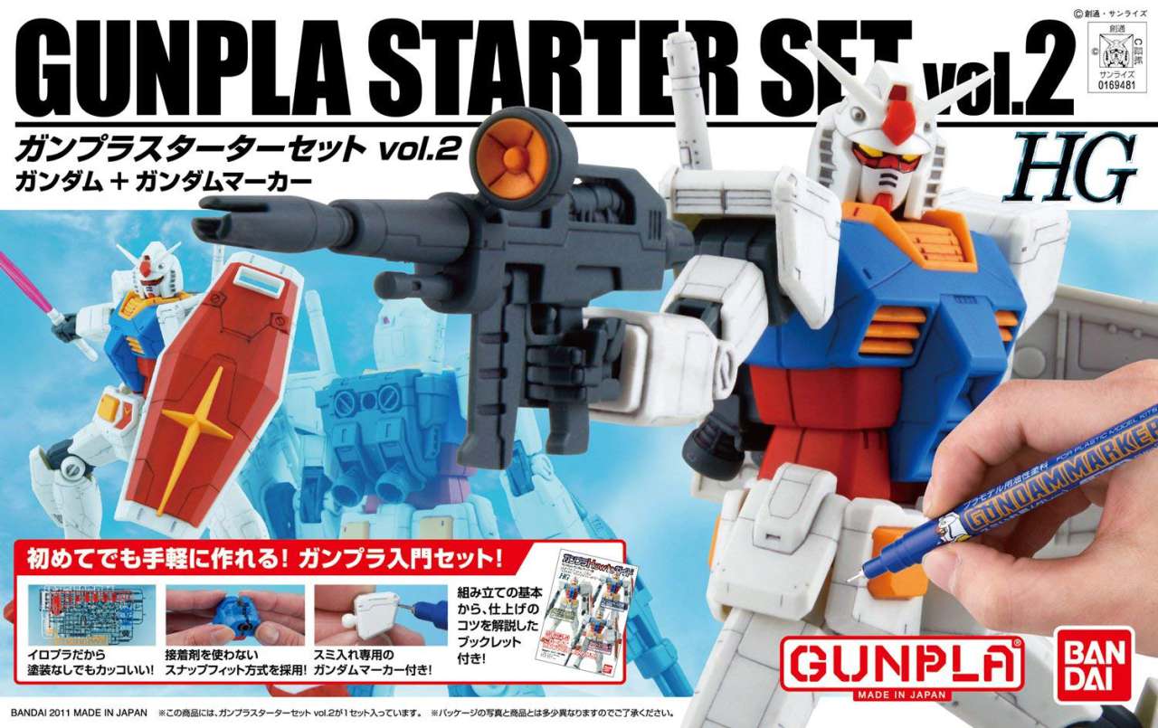 HGUC Gunpla Starter Set 2 1/144 – Perfekt för Nybörjare bandai model kit gunpla