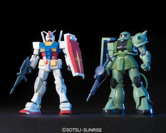HGUC Gunpla Starter Set 1/144 bandai model kit gunpla
