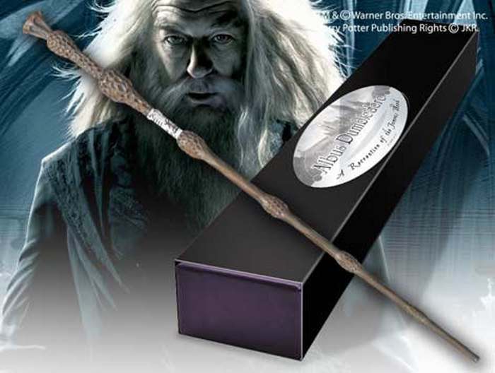 Dumbledore Harry Potter Trollstav - 15 Tum noble collections