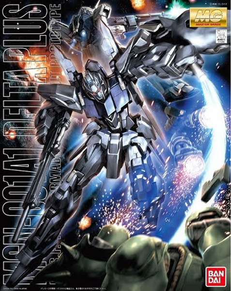 Mg Delta Plus 1/100 Byggsats och Figur bandai model kit gunpla