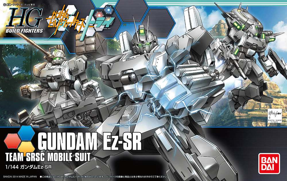 Hgbf Gundam EZ-SR 1/144 - Modelleringsset bandai model kit gunpla