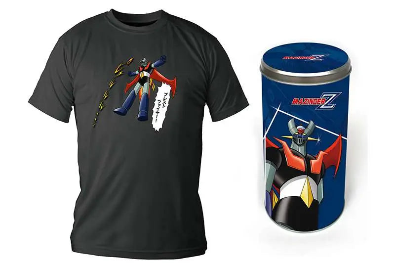 T-Shirt Mazinger Z Flying Black Boy DLX - S