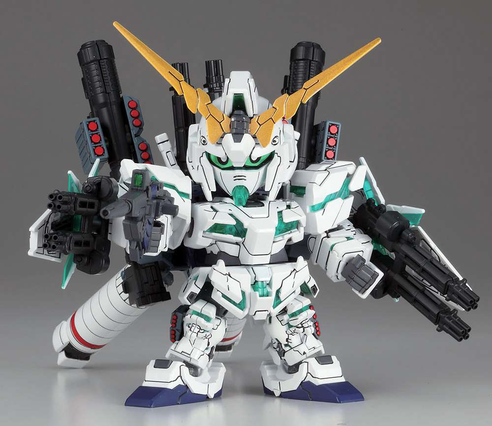 BB Gundam Unicorn Full Armor #390 - Detaljerad Modell för Samlare