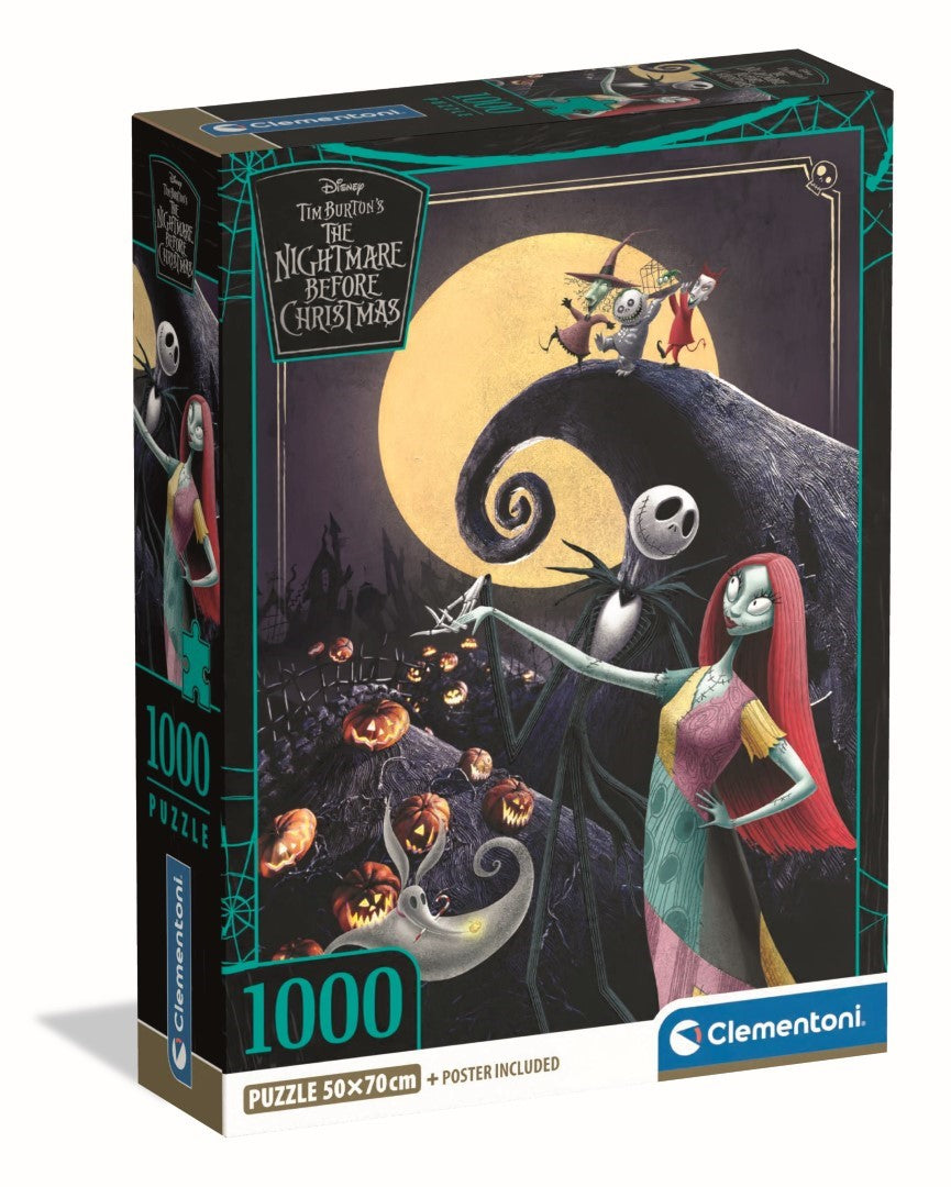 The Nightmare Before Christmas - Pussel 1000 bitar clementoni