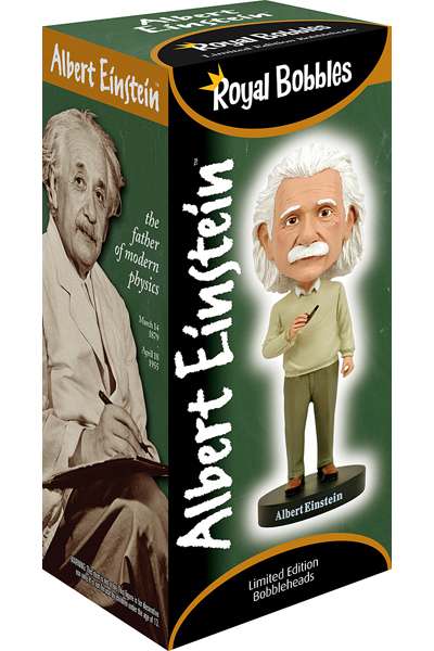 Albert Einstein Bobblehead Figur royal bobble