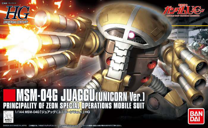 HGUC Juaggu Unicorn Ver 1/144 - Modellkit bandai model kit gunpla