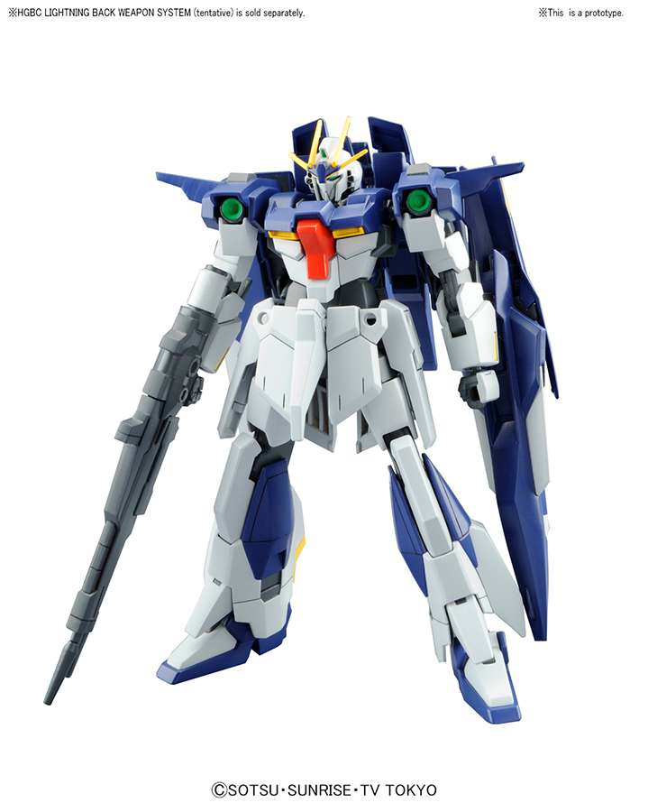 Hgbf Gundam Lightning 1/144 – Byggsats med Fantastiska Detaljer bandai model kit gunpla