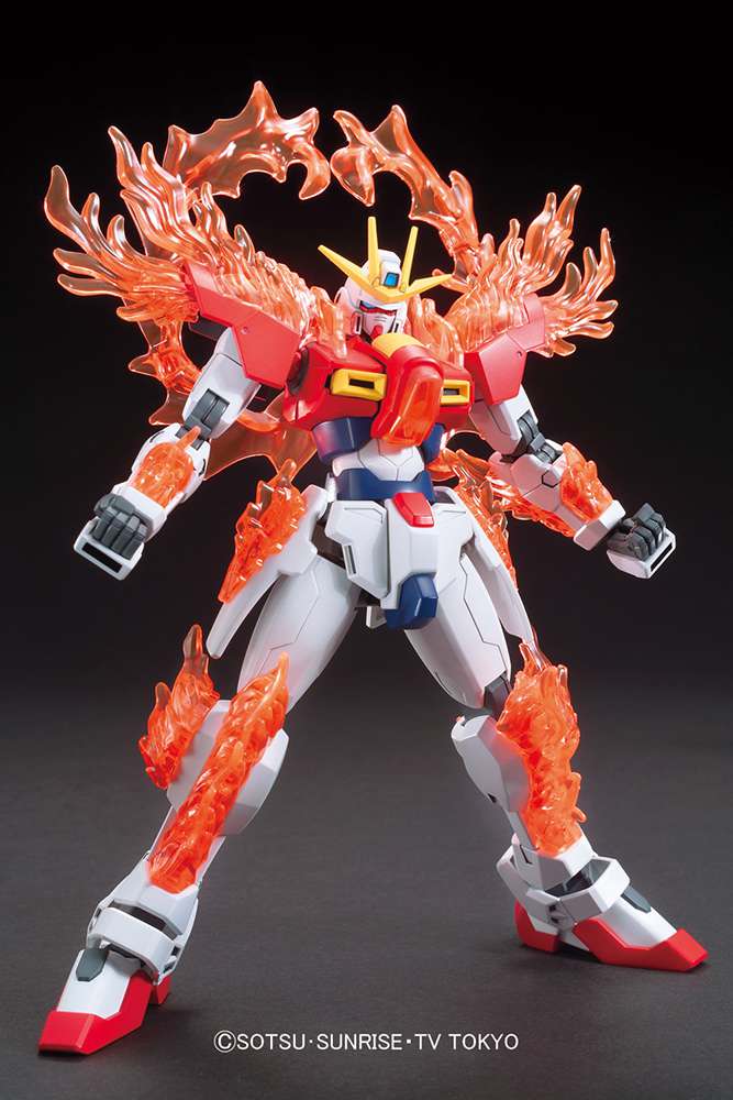 Hgbf Gundam Burning Try 1/144 - Byggsats för Gundam-entusiaster bandai model kit gunpla