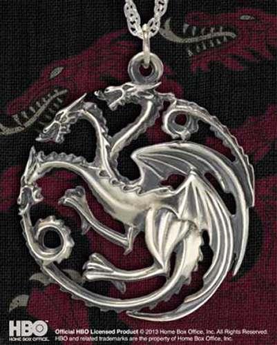 Game of Thrones Targaryen Pendant - Elegant och Symbolisk Smycke - Robotto