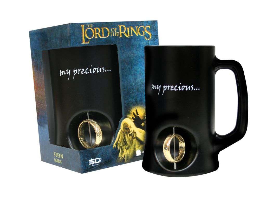 Lotr Ring 3D Svart Stein - En Unik Samlarobjekt sd toys