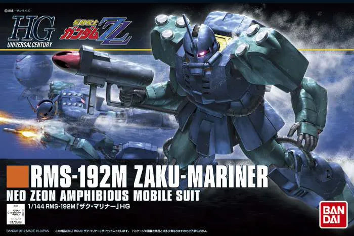 HGUC Gundam Zaku Mariner 1/144 Byggsats bandai model kit gunpla