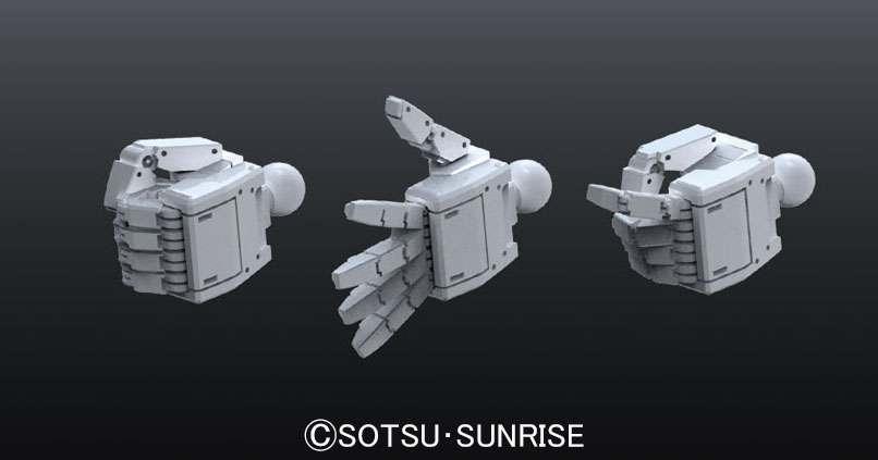 Builders parts hd ms hand 03 1/144 - Detaljerade byggdelar för modeller - Robotto