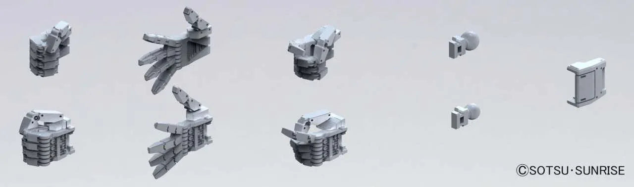 Builders parts hd ms hand 03 1/144 - Detaljerade byggdelar för modeller - Robotto