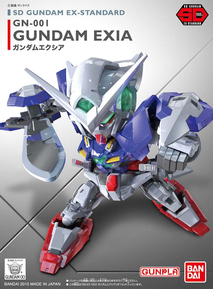 SD Gundam Exia EX STD 003 – Samlarfigur av hög kvalitet bandai model kit gunpla