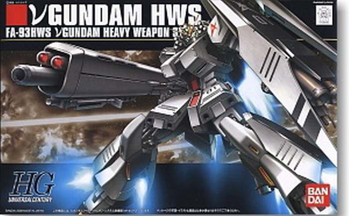 HGUC Gundam Nu Heavy Weapon System 1/144 - Detaljerad Modell bandai model kit gunpla