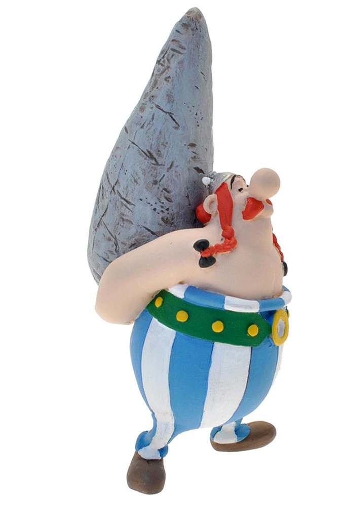 Asterix och Obelix med Menhir Figur plastoy