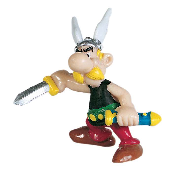 Asterix med svärd figur - Samlarobjekt och dekoration plastoy