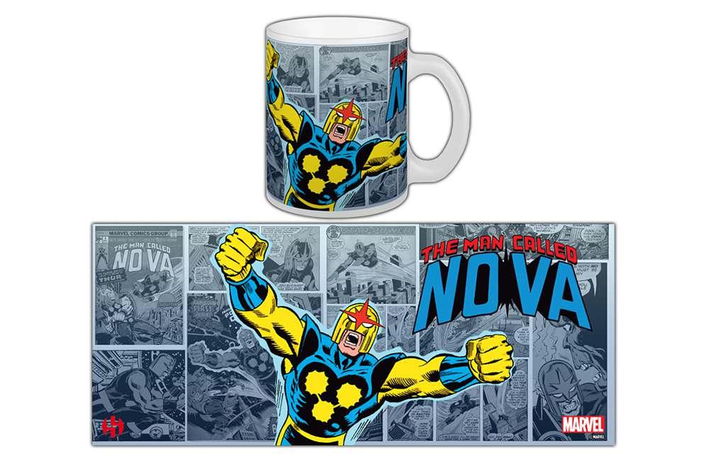 Marvel Retro S.2 Nova Mug – Kaffe- och Teälskare - Robotto