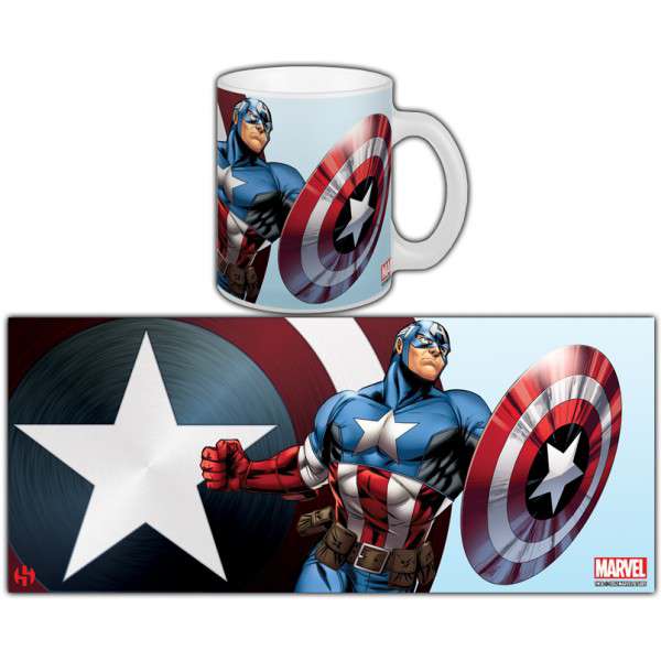Avengers Captain America Mug - Den Perfekta Gåvan för Superhjälteälskare semic