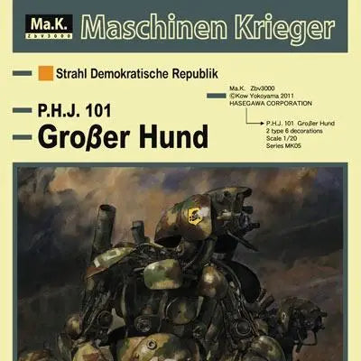 Maschinen Krieger Humanoide Obemannade Interceptor Grober Hund 1/20 Mk