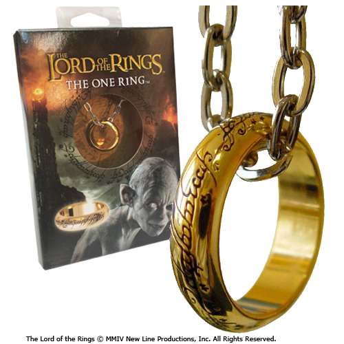 Lord of the Rings One Ring Kostym med 4-färgsbox noble collections