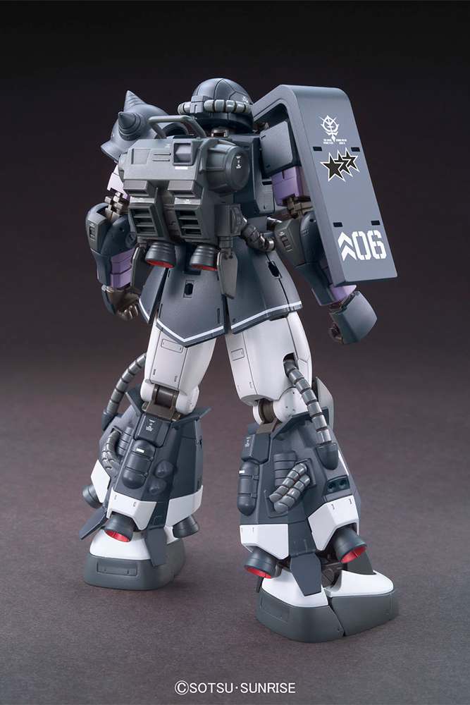 Hg Zaku II MS-06R-1A Ortega Custom 1/144 - Modellkit bandai model kit gunpla