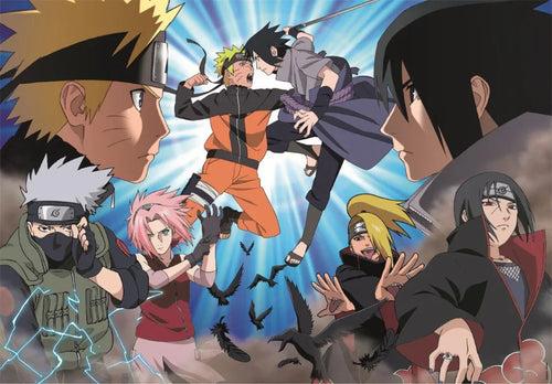 Anime Pusselkollektion - Naruto Konfrontation - 500 Bitars Pussel - Robotto