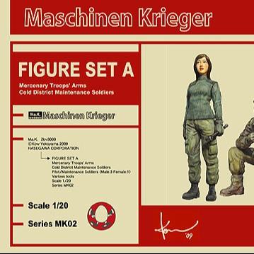 Maschinen Krieger Legosoldaters Vapen Sval Distrikt Set i skala 1/20 Mk