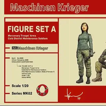 Maschinen Krieger Legosoldaters Vapen Sval Distrikt Set i skala 1/20 Mk