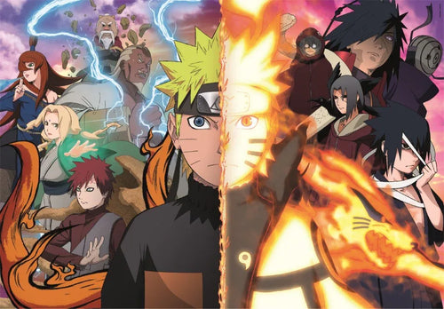 Anime Puzzle Collection - Cube500 Naruto: Fire - 500 Bitars Pussel - Robotto
