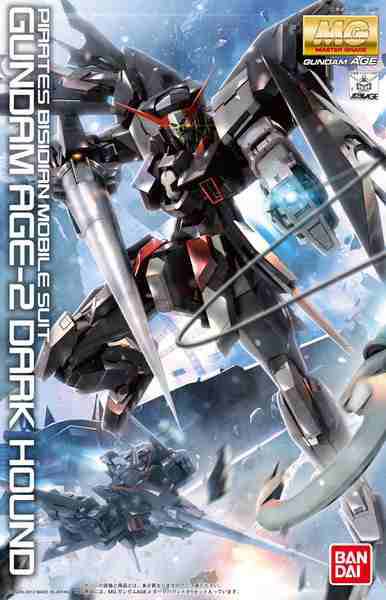 MG Gundam Age-2 Dark Hound 1/100 - Modellbyggsats av hög kvalitet bandai model kit gunpla