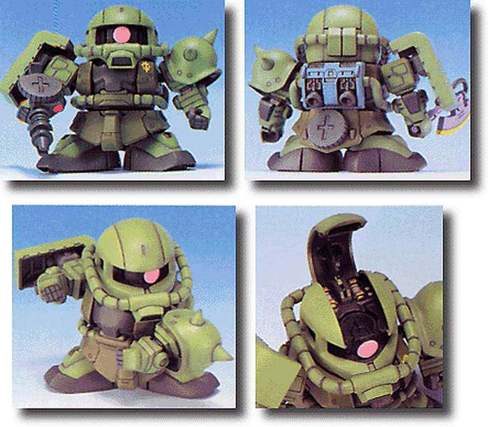 Bb zaku ms-06f #218 - Samlarfigur