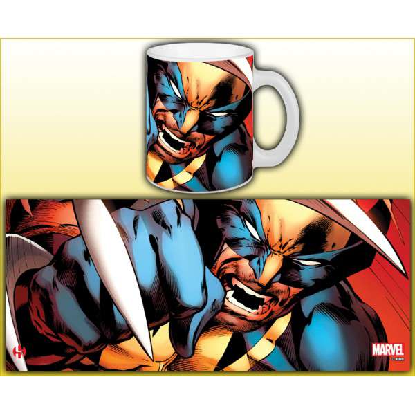 Wolverine Close Up Mug – Marvel Samlarobjekt semic