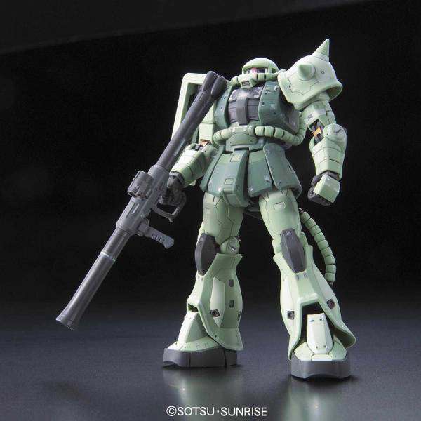 RG Zaku II MS-06F 1/144 Byggsats bandai model kit gunpla