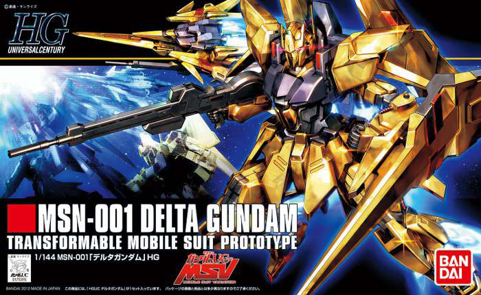 HGUC Gundam Delta 1/144 - Detaljerad Modellbyggsats bandai model kit gunpla