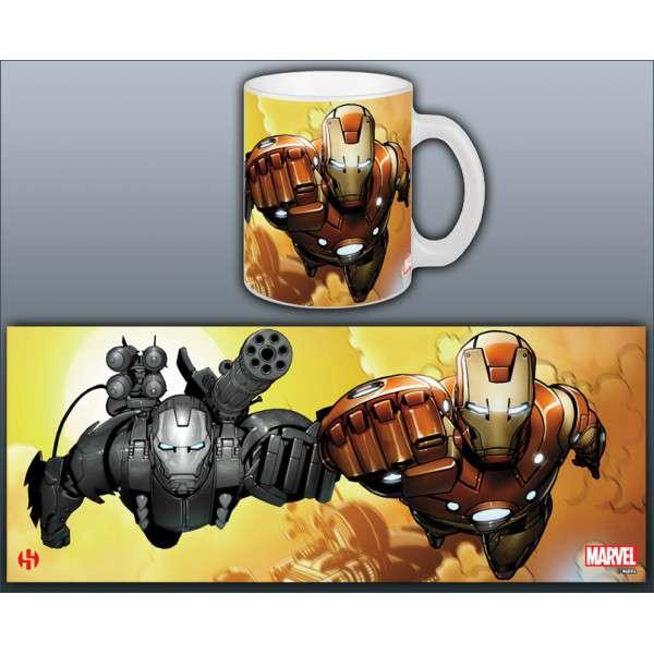 Iron Man Invincible Duo Mug - Den Perfekta Presenten för Superhjälteälskare - Robotto
