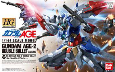 HG Gundam Age-2 Double Bullet 1/144 – Byggsats för Modellbyggare bandai model kit gunpla