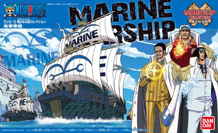 One Piece Grand Ship Collection – Marine Ship bandai model kit gunpla